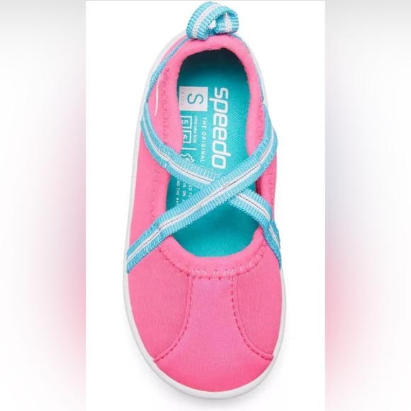NWT Speedo Toddler Girls' Water Shoes - Pink Taffy  Size  S 5/6 - Picture 3 of 15